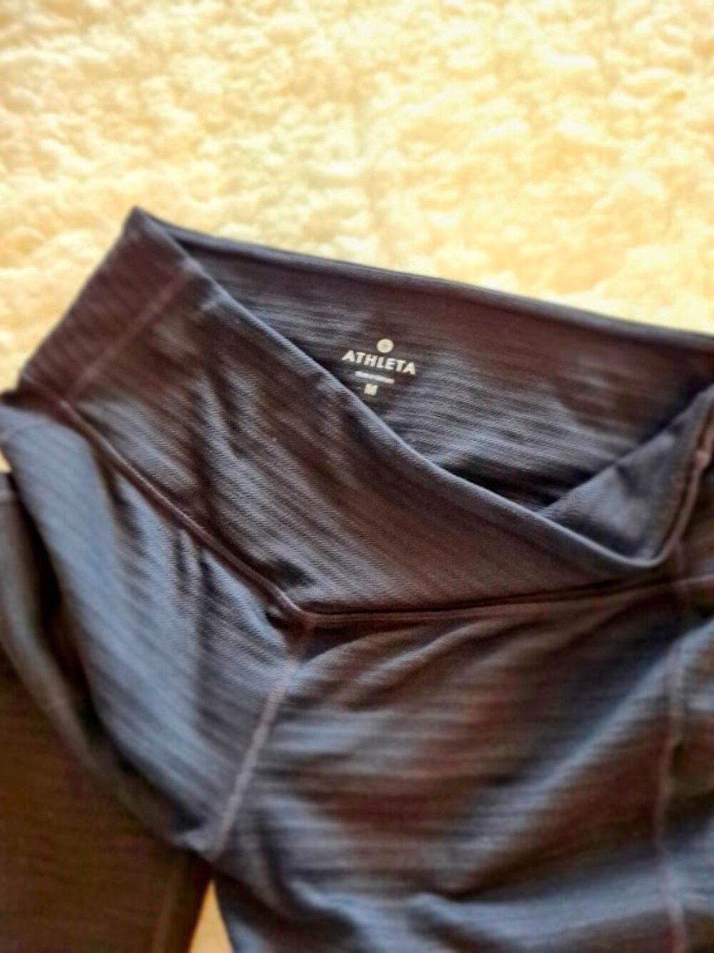 Athleta Colorblock Leggings Sculpting High Rise Workout Pants Medium